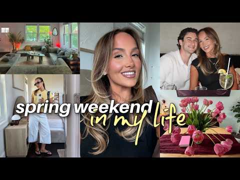 first warm weekend of the year! hosting friends, farmers market, visiting home, dinner in NYC & more