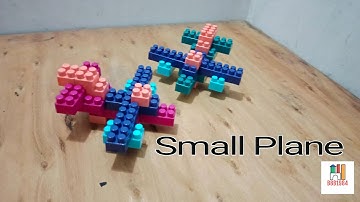 Brick Block Building / Create Small Plane Easily from Building Block / Lego Block #legoblocks