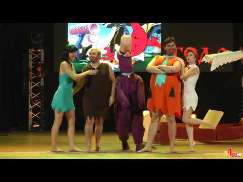 Aki no Yume 2018 Бетти Раббл, Фред Флинстоун, Барни Раббл, Уилма Флинстоун, Дино – Флинстоуны