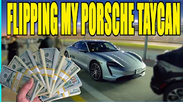 Can We Make a Profit Selling this 2021 Porsche Taycan? - Flying Wheels