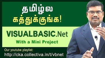 Learn VB.Net in Tamil