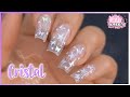 UÑAS TRASPARENTES con MARIPOSAS ENCAPSULADAS