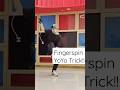 Coolest YoYo Fingerspin Trick!! #yoyotricks #yoyo #fingerspin #shorts