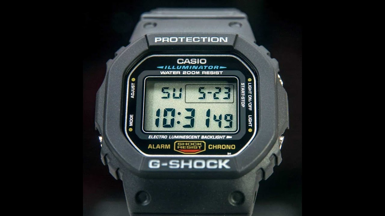 Entenda o Design do G-SHOCK DW-5600 - YouTube