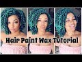 HONEST Hair Paint Wax Review | Trying Hair Pant Wax On My Natural Hair 2019!!