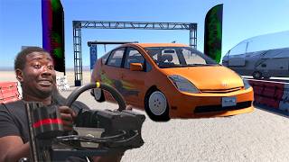 Can a Prius Hit 200MPH on the Salt Flats?? | BEAM.NG EXPERIMENTS
