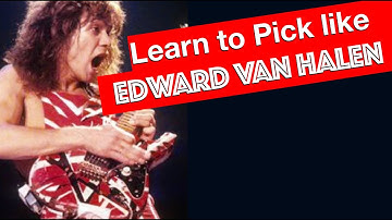 How to use your pick like EDWARD VAN HALEN