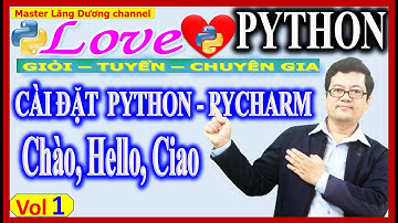 Vol 1 Python Cài đặt, Hello–Chào–Ciao | HS Giỏi Thành phố–Tin học trẻ–Tuyển–Chuyên