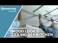 Ron Hazelton Installs a WoodHaven Wood Look Ceiling in a Kitchen