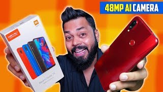 The Cheapest 48mp Camera Smartphone ⚡⚡ Redmi Note 7S Unboxing & First Impressions