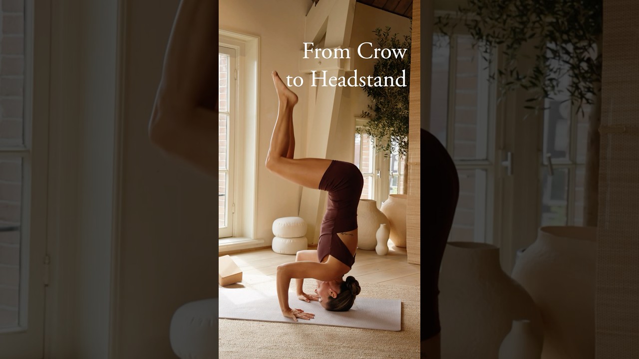 How to do the Crow to Tripod Headstand transition | Rituals