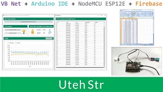 VB Net + Arduino IDE + NodeMCU + Firebase | Application to Monitor and Control NodeMCU with Firebase
