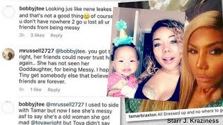 TAMAR CLAPS BACK ON INSTAGRAM FOR PEOPLE SAYING SHE NOT A GOOD GODMOTHER TO BABY HEIRESS