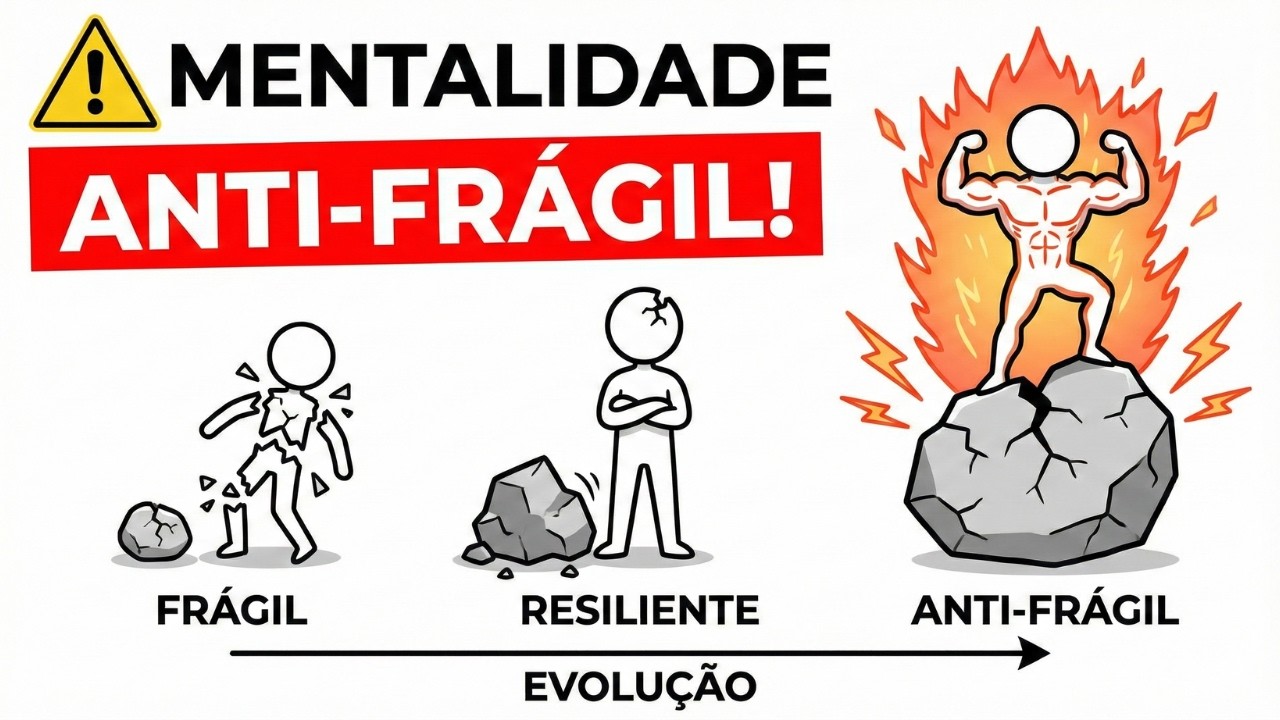 Mentalidade Anti-Frágil: Fique Mais Forte Com Cada Problema