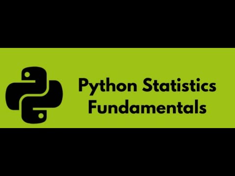 Statistics and Python for Data Science - YouTube