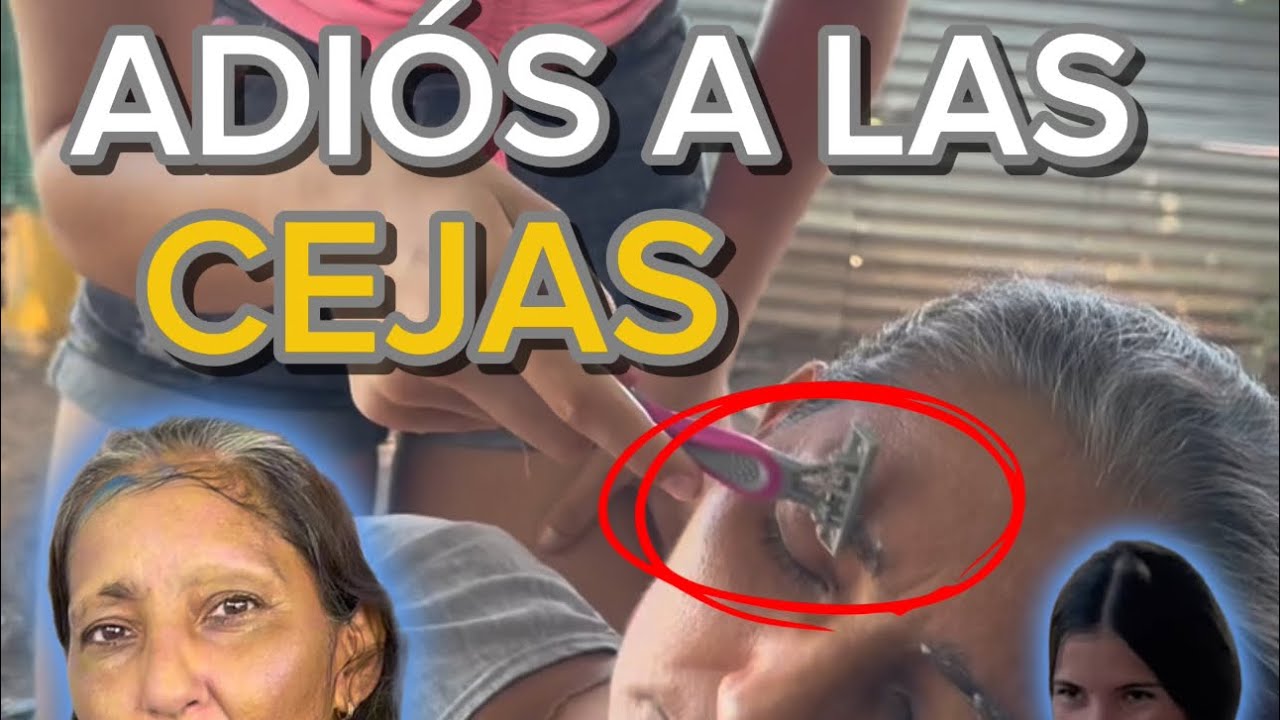 Le quite las cejas a mi mamá 😂