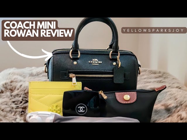 Coach Mini Rowan  What Fits, Close Up, Compare & More! Review