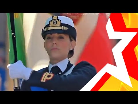 Italian Women&rsquo;s Troops ★ Military parade in Rome