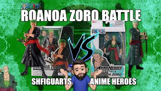 Roronoa Zoro Battle! Anime Heroes vs SH Figuarts from One Piece