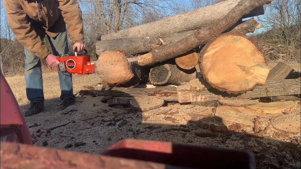 Wright 100 Blade Saw Reciprocating Poulan 306 Chainsaw Vintage YouTube