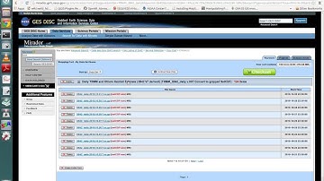 Searching and downloading TRMM datasets