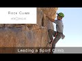 Leading a Sport Climb