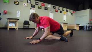 Modified Pigeon Stretch (Side View) - Rehab 2 Perform