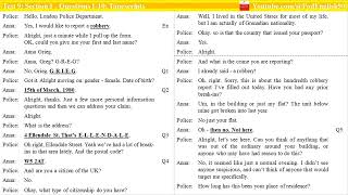 IELTS Listening TESTS: (TRANSCRIPTS) Test 9 - Section 1