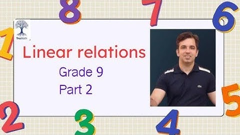 "Exploring Linear Relations: Grade 9 Math1 Basics"Part 2
