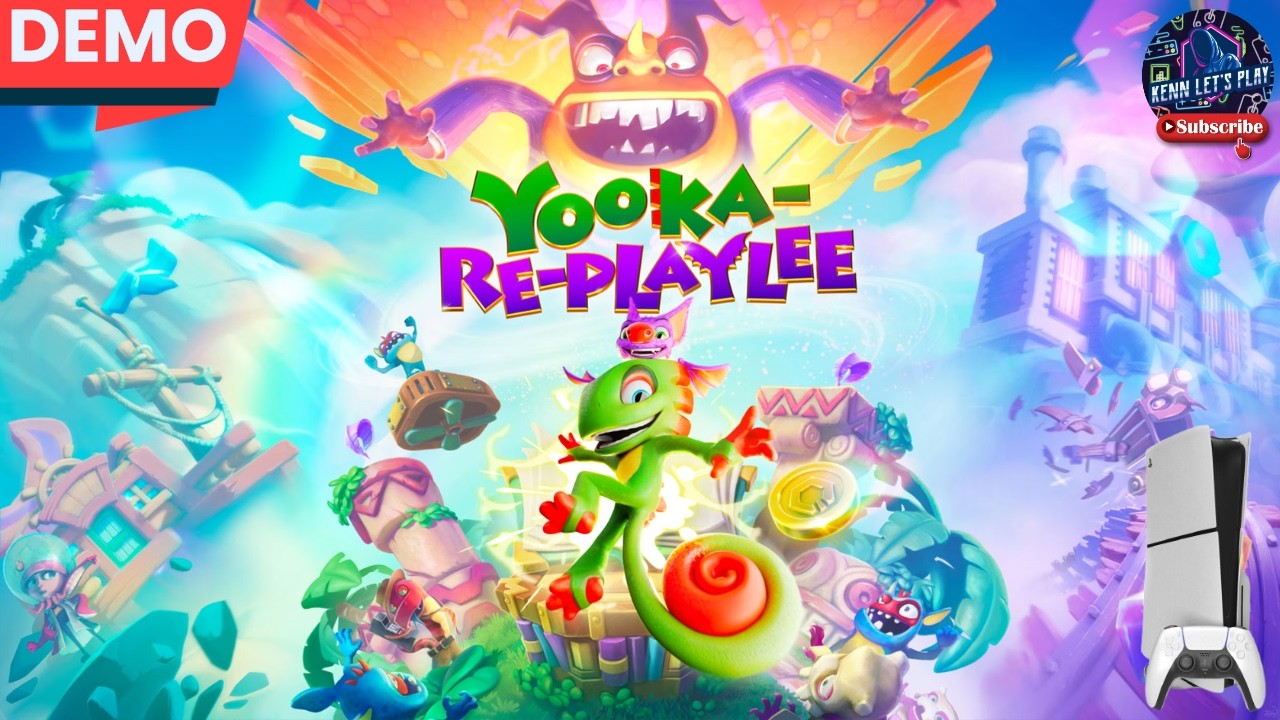 Yooka-Replaylee DEMO Gameplay Experience on PlayStation 5 Slim 