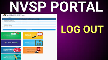 how to logout nvsp portal in mobile | Mobile thaka  NVSP portal log out Process |