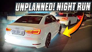My First Time Joining a Night Run with my New Audi A3 Sedan S-Line!