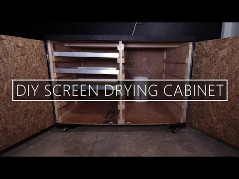 Building A Diy Screen Drying Cabinet