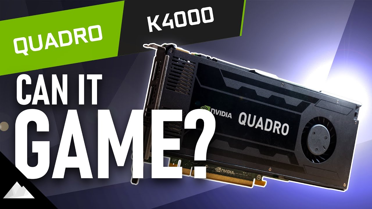 Can you game on an NVIDIA Quadro GPU?