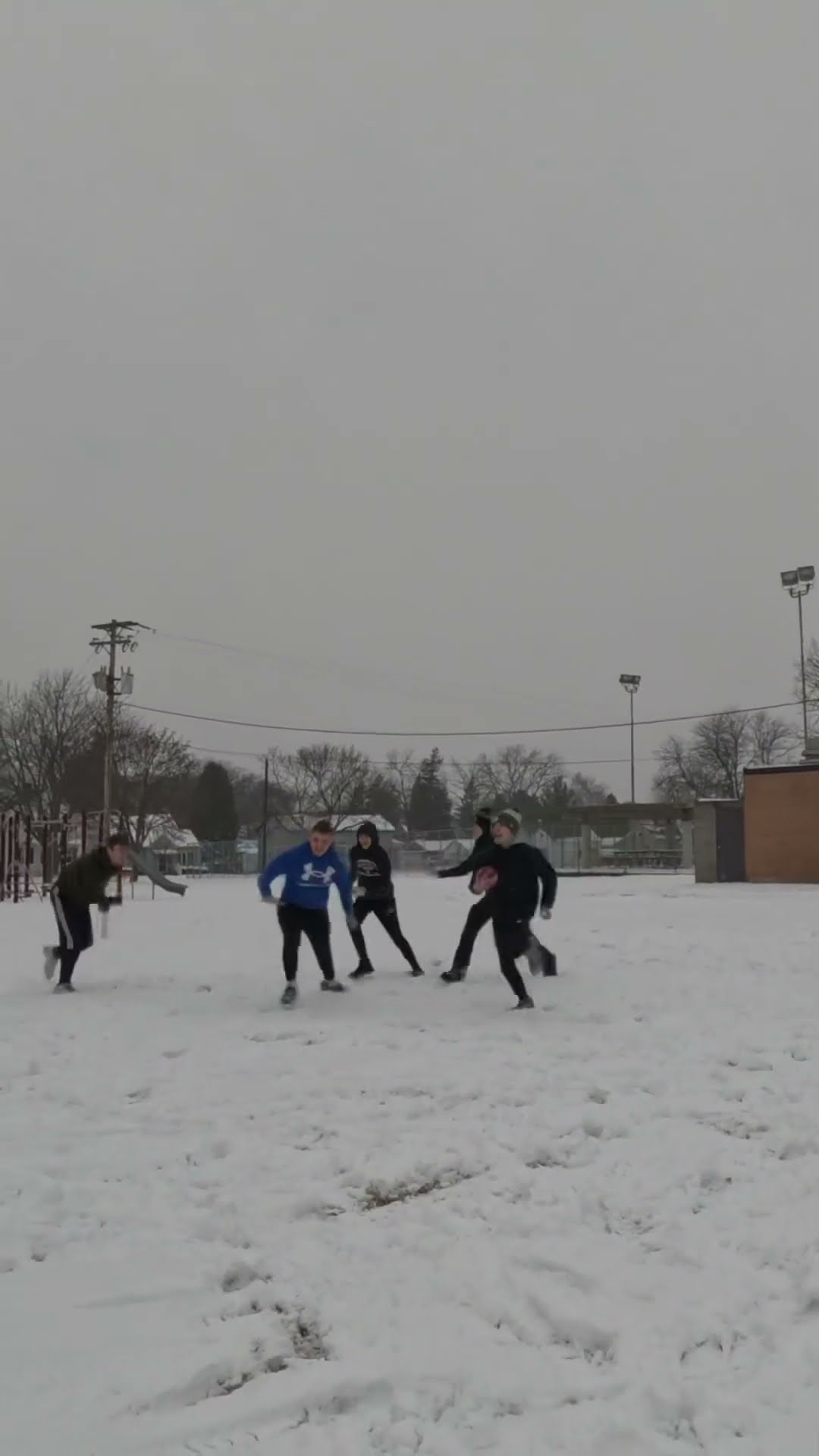 Winter football is the best?!! #nfl #football #sports #shorts #winter #viral #fyp #christmas #snow
