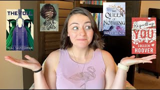 Most Anticipated Releases of 2019!
Thanks for stopping by! Let me know if youre anticipating any of these in the comments down below :)
Books mentioned:
The Bookish Life of Nina Hill: https://www.goodreads.com/book/show/42379022-the-bookish-life-of-nina-hill?ac=1&from_search=true
Wilder Girls: https://www.goodreads.com/book/show/42505366-wilder-girls?ac=1&from_search=true
Maybe This Time: https://www.goodreads.com/book/show/41473823-maybe-this-time?ac=1&from_search=true
Let’s Call It a Doomsday: https://www.goodreads.com/book/show/40942619-let-s-call-it-a-doomsday?ac=1&from_search=true
Say You Still Love Me: https://www.goodreads.com/book/show/42201435-say-you-still-love-me?ac=1&from_search=true
A Dress for the Wicked: https://www.goodreads.com/book/show/40220881-a-dress-for-the-wicked?ac=1&from_search=true
Pumpkinheads: https://www.goodreads.com/book/show/40864790-pumpkinheads?ac=1&from_search=true
Permanent Record: https://www.goodreads.com/book/show/43562239-permanent-record?ac=1&from_search=true
Capturing the Devil: https://www.goodreads.com/book/show/37539001-capturing-the-devil?ac=1&from_search=true
Frankly in Love: https://www.goodreads.com/book/show/39847584-frankly-in-love?ac=1&from_search=true
The Liars of Mariposa Island: https://www.goodreads.com/book/show/42642068-the-liars-of-mariposa-island?ac=1&from_search=true
Imaginary Friend: https://www.goodreads.com/book/show/43522576-imaginary-friend?ac=1&from_search=true
The Fountains of Silence: https://www.goodreads.com/book/show/43220998-the-fountains-of-silence?ac=1&from_search=true
The Toll: https://www.goodreads.com/book/show/37632682-the-toll?ac=1&from_search=true
The Starless Sea: https://www.goodreads.com/book/show/43575115-the-starless-sea?ac=1&from_search=true
The Queen of Nothing: https://www.goodreads.com/book/show/26032912-the-queen-of-nothing?ac=1&from_search=true
Children of Virtue and Vengeance: https://www.goodreads.com/book/show/39122774-children-of-virtue-and-vengeance?ac=1&from_search=true
Regretting You: https://www.goodreads.com/book/show/44582454-regretting-you?ac=1&from_search=true
Find me on the internet!
Instagram: https://www.instagram.com/_hookedonbooks
Twitter: https://twitter.com/_hookedonbooks1
Goodreads: https://www.goodreads.com/user/show/9457610-alexandra Most Anticipated Releases of 2019!