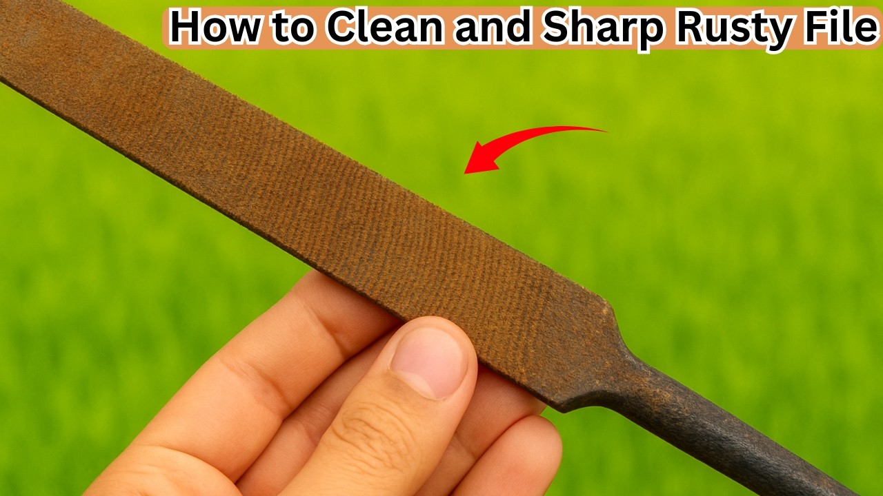 How to Clean and Sharp Rusty File - Repair & Inventions - YouTube
