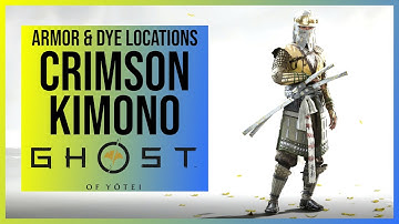 Ghost of Yotei: Crimson Kimono Armor & Dye Color Locations