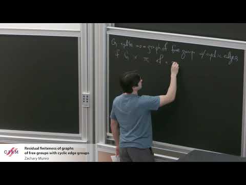 Zachary Munro: Residual finiteness of graphs of free groups with cyclic edge groups