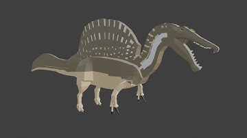 Spinosaurus Aegyptiacus Modeling In Blender 3.0.1 Timelapse