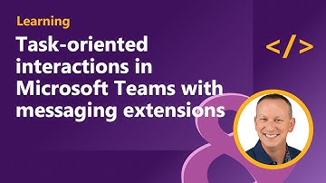Task-oriented interactions in Microsoft Teams with messaging extensions with action commands