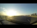 Go Pro Hero 3 -Time lapse journey at sunrise (video 2)