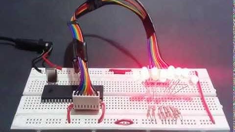 8051 Microcontroller Tutorial-Blinking Multiple LED