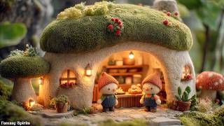 Tiny Mushroom Spirits - Peaceful Forest Spirit Village🌿 Relaxing Celtic Music