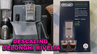 DELONGHI RIVELIA | Descaling your coffee machine | PEBBLE GREY (EXAM440.55.G)  INFLUENSTER | VOXBOX