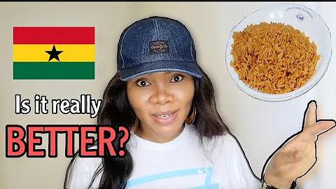 GHANA JOLLOF: A NIGERIAN tries GHANA jollof rice for the FIRST TIME. //My HONEST Opinion