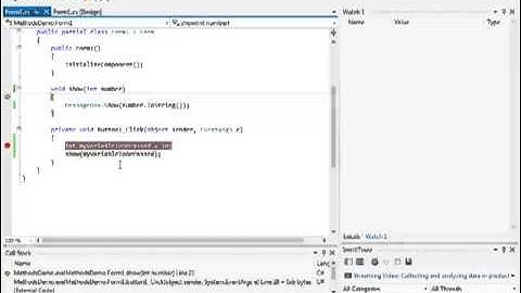 COMP100 Programming 1 - Lesson 6 - Methods in C# Visual Studio 2012