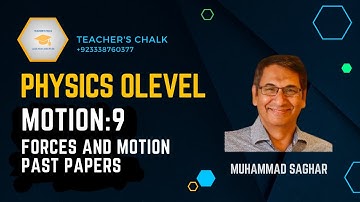 Motion:9/ Force and motion past papers