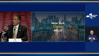 Governor Cuomo Makes an Announcement from Radio City Hall