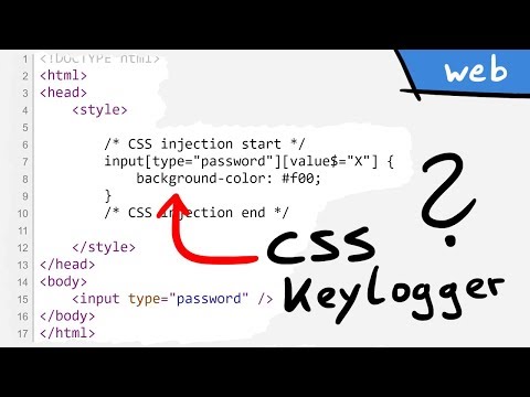 CSS Keylogger - old is new again